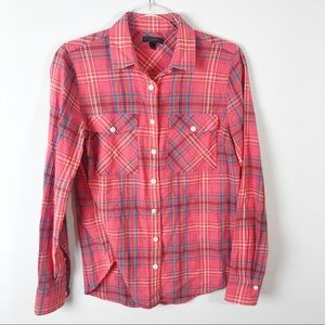 J. Crew Tops - J. Crew Boyfriend Plaid Shirt J. Crew Tops - J. Crew Boyfriend Plaid Shirt